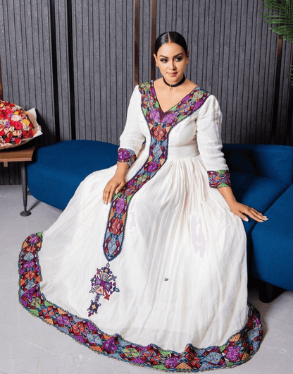 Menen Kemis Tilf Habesha Dress - EthGebya