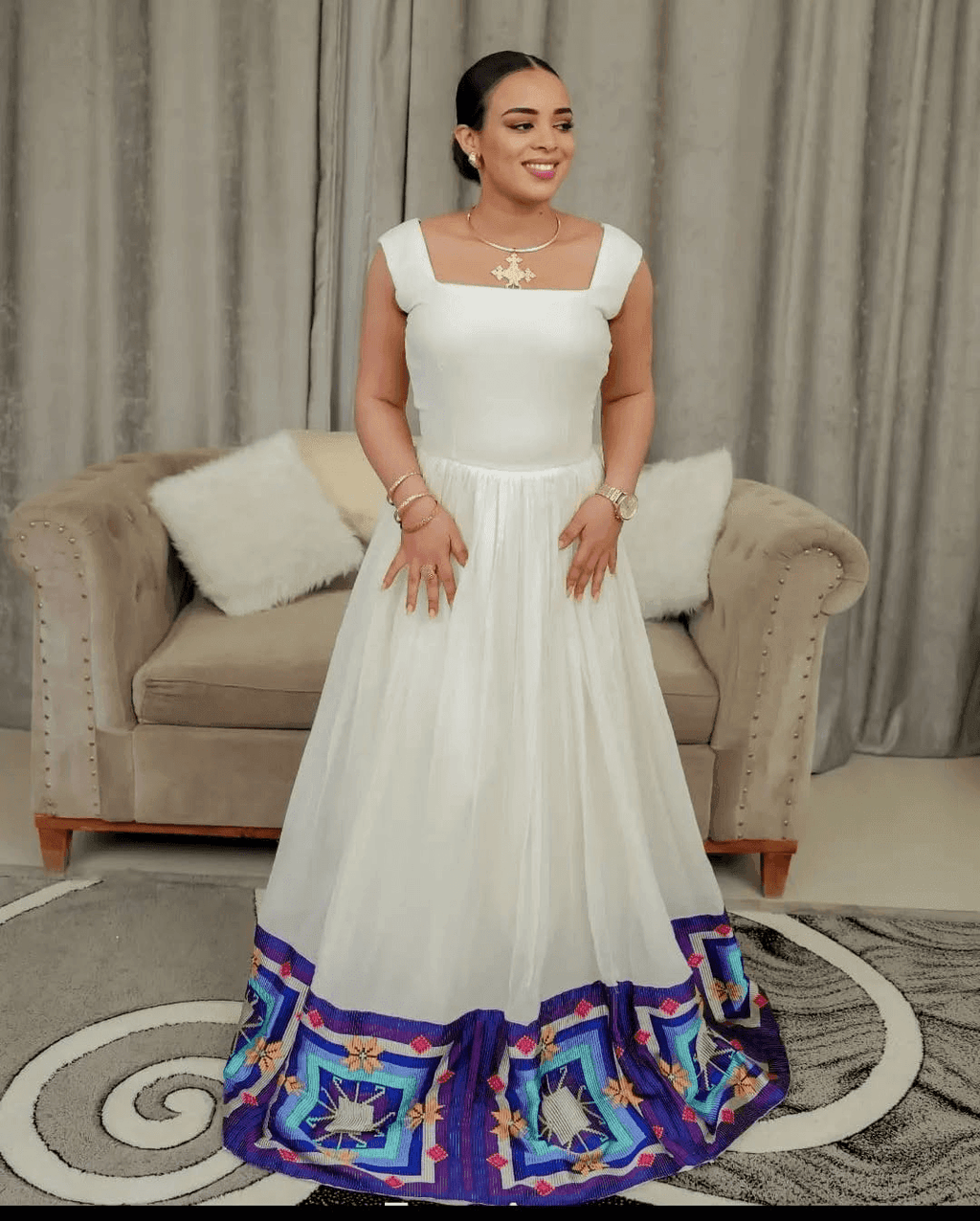 Menen Kemis Tilf Habesha Dress - EthGebya