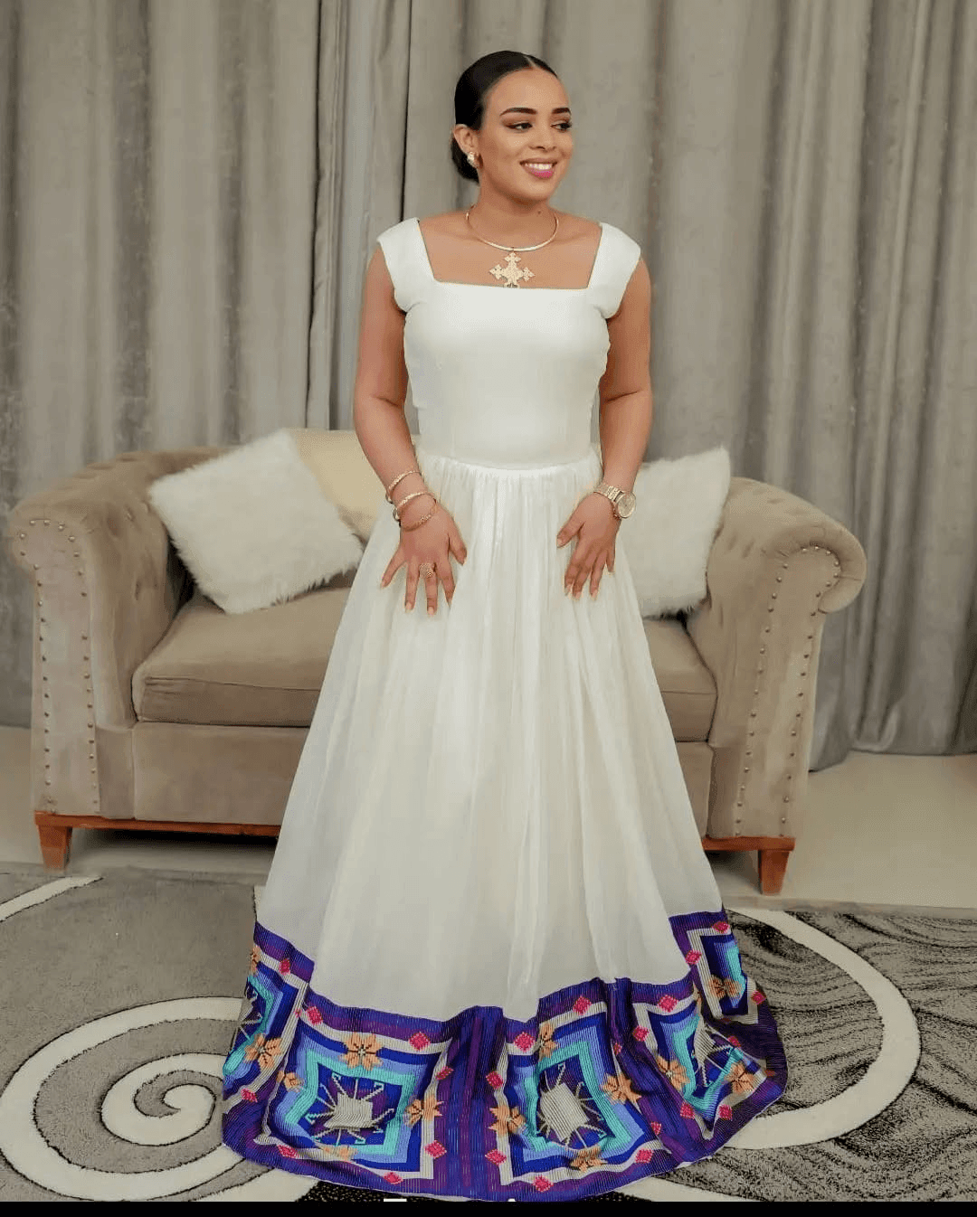 Menen Kemis Tilf Habesha Dress - EthGebya