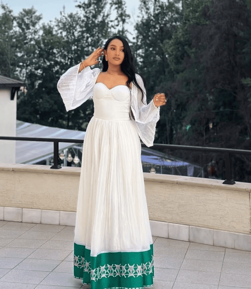 Menen Kemis Tilf Habesha Dress - EthGebya