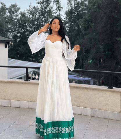 Menen Kemis Tilf Habesha Dress - EthGebya