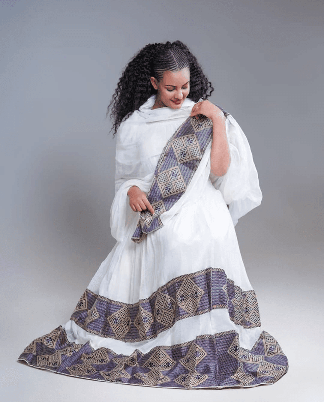 Menen Kemis Tilf Habesha Dress - EthGebya