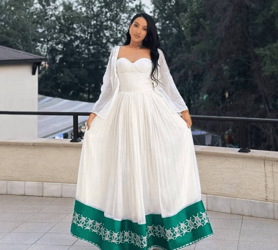 Menen Kemis Tilf Habesha Dress - EthGebya