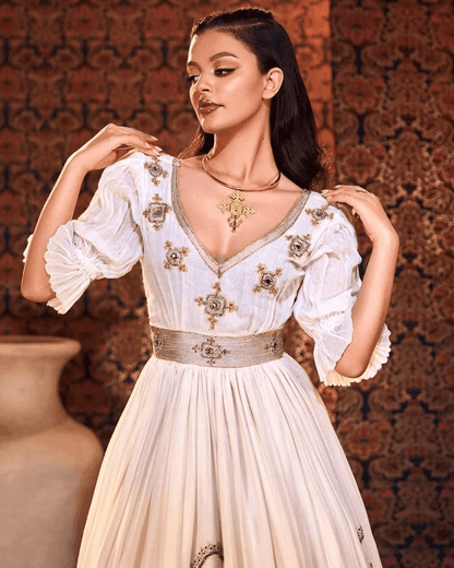 Menen Kemis Tilf Habesha Dress - EthGebya
