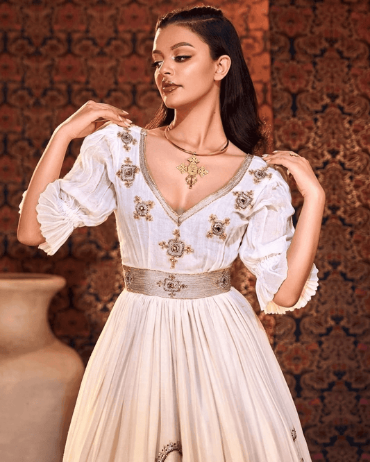 Menen Kemis Tilf Habesha Dress - EthGebya