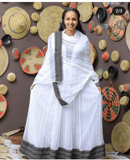 Menen Kemis Tilf Habesha Dress - EthGebya
