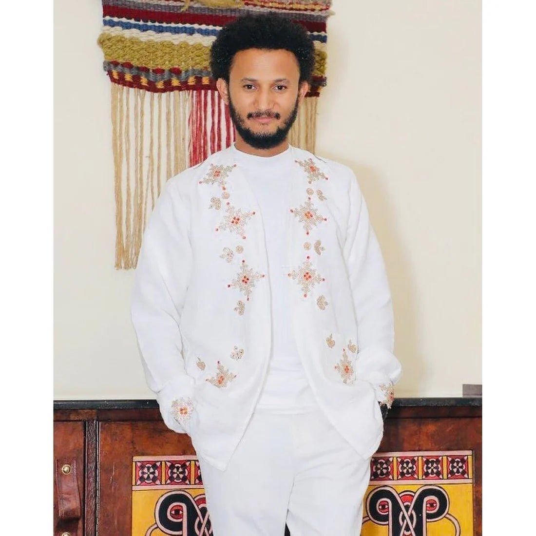 Modern Habesha Shirt for Men | Ethiopian Men’s Shirt - EthGebya